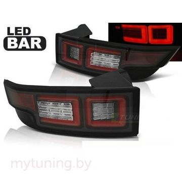 Задние фонари BLACK LED для Land Rover Rage Rover Evoque