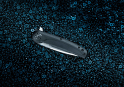 Складной нож Biker Z N690 StoneWash Black G10
