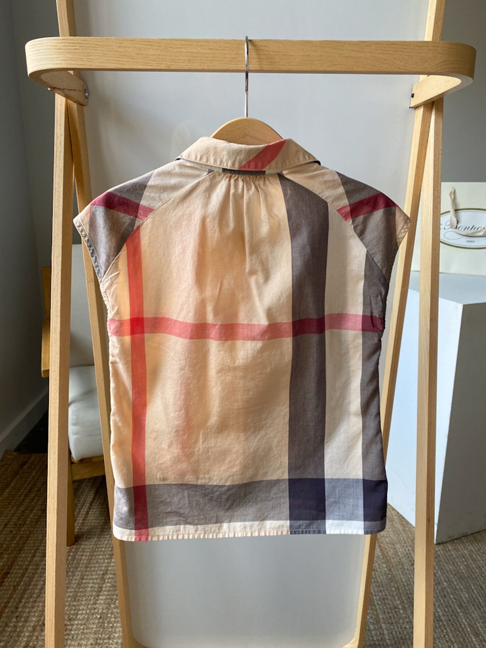 Хлопковая блузка Burberry, 110