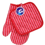 Прихватка в наборе варежкой «Патио», цвет красный