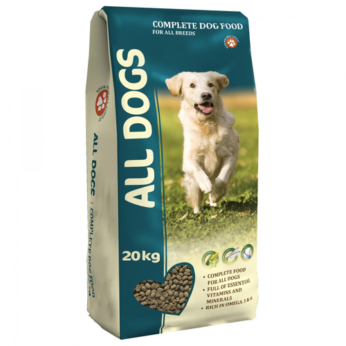 Сухой ком All Dogs для взрослых собак, с курицей, 20 кг