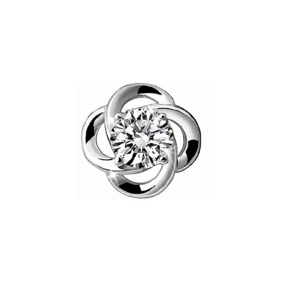 Серьги-гвоздики из медицинской стали Duchess Swarovski Biojoux BJT242