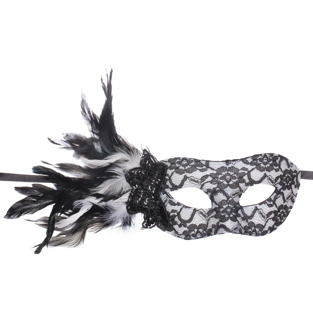 Маска карнавальная «Загадка ночи», черный