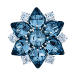 Брошь Fiore Luna Звезда Zircon XR14178A2 BL/S