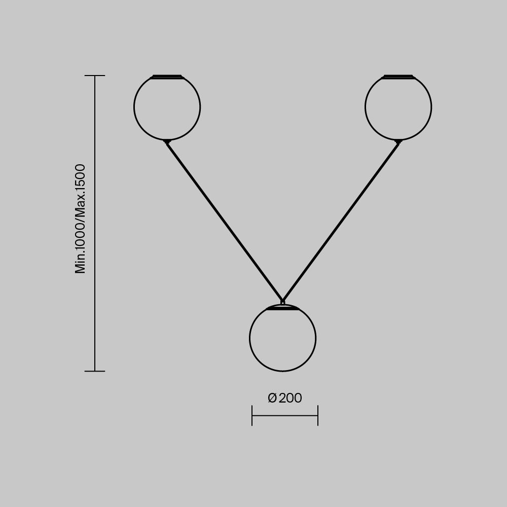 Светильник подвесной светодиодный Maytoni   MOD427PL-L30B3K