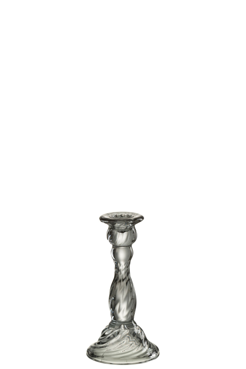 Подсвечник "Перуж" 8,5x8,5x16см Стекло