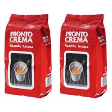 Кофе в зернах Lavazza Pronto Crema, 1 кг, 2 шт