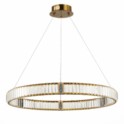 Люстра D8016P/R/D800 gold/clear