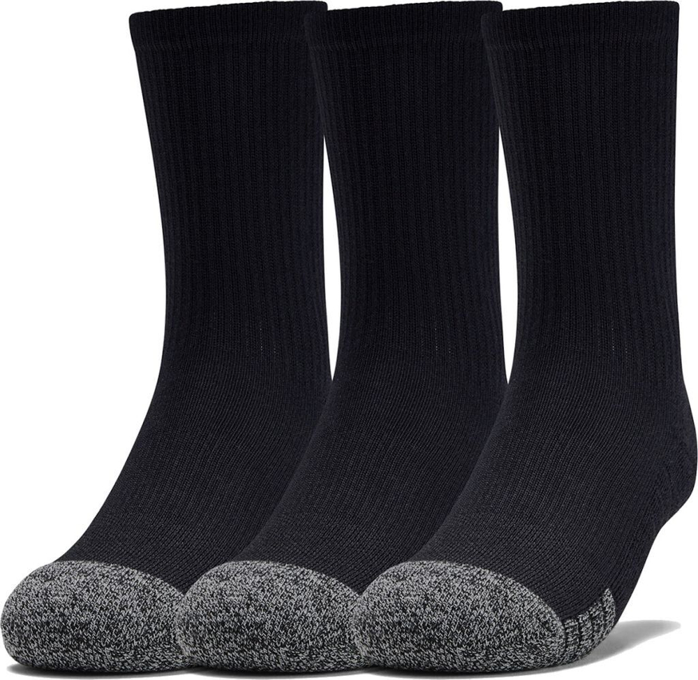 Теннисные носки Under Armour Youth Heatgear Crew 3P - черный