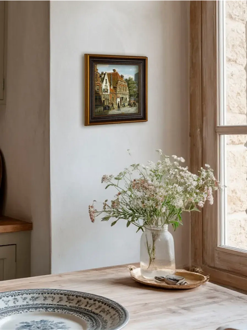 Картина серии "Голландия" настенная для интерьера 26*26 см