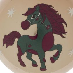 GAEM Украшение новогоднее "Шар с лошадкой", L7 W7 H9 см