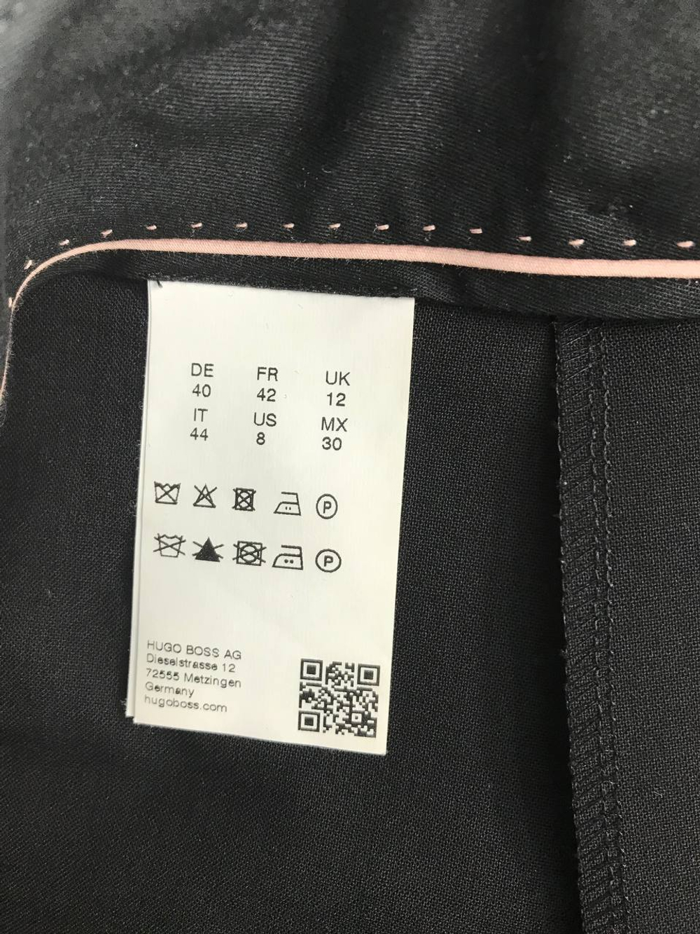 Брюки Boss с поясом, маркировка 40, визуально на 46 размер