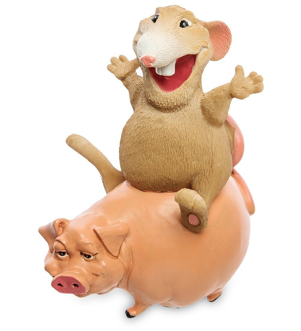 RV-753 Статуэтка Крыска «Новый Год к нам мчится» (W.Stratford)