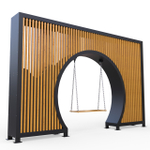 Японская арка с качелью и подсветкой