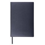 Ежедневник недатированный А5 138х213 мм BRAUBERG "Favorite" под кожу, 160 л., черный, 123397