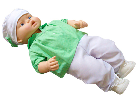 Робот-тренажер младенца "Манечка-1.01" для отработки навыков извлечения инородного тела