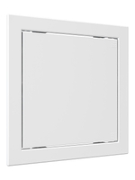 Люк ревизионный Л фланец 196х196 нажимной 218х218 пластик EVECS