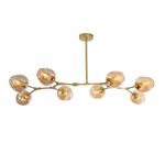 Люстра Bubble 8 amber