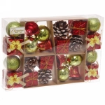 Набор украшений «Весёлое рождество» 24*16 см, 4 см (24 предмета)