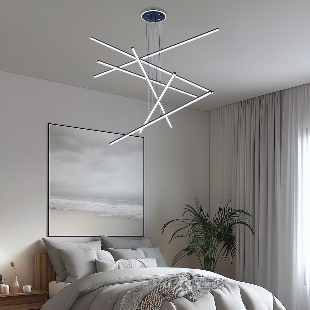 Citilux Trent CL203761 LED Люстра подвесная с пультом Чёрная