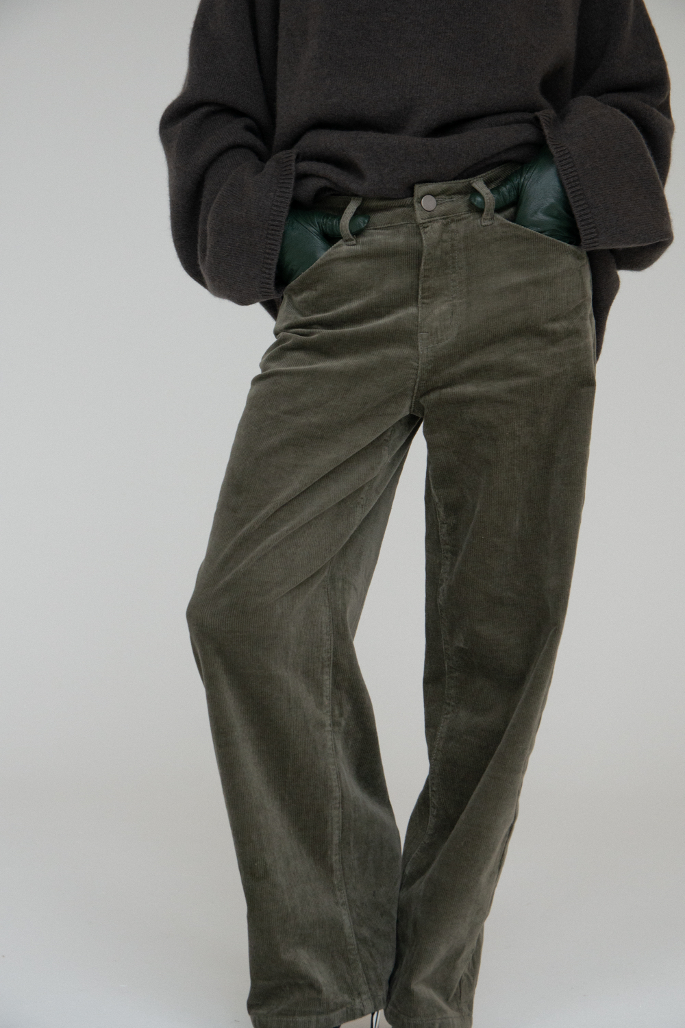 Брюки вельвет прямые VIKI