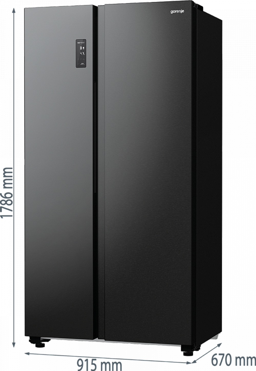 Отдельностоящий холодильник Gorenje NRR9185EABXL