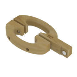 SAWO Комплект для двери для сауны (магнитная ручка 568-D кедр, крепёж, замок для двери)