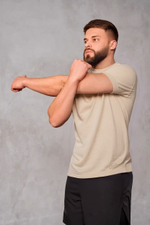 Футболка LEGENDA 3D Logo бежевая