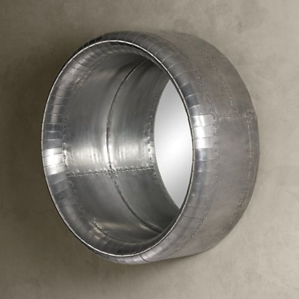 Зеркало настенное Авиатор Spitfire от Restoration Hardware США вид сбоку