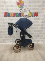 Коляска трансформер Farfello Aimile Original New Black темно-синий