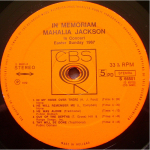 Mahalia Jackson / In Memoriam (5LP)