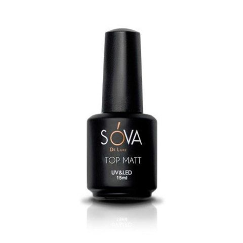 Sova De Luxe Top Matt матовый без липкого слоя, 15 мл