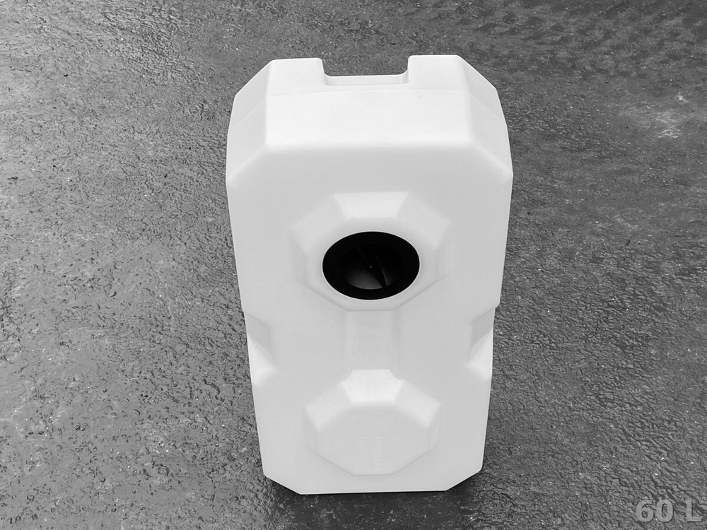 Ёмкость пластиковая пищевая Полимер-Групп T 60 л. прямоугольные (795x395x262см;4,3кг;белый) - арт.559030