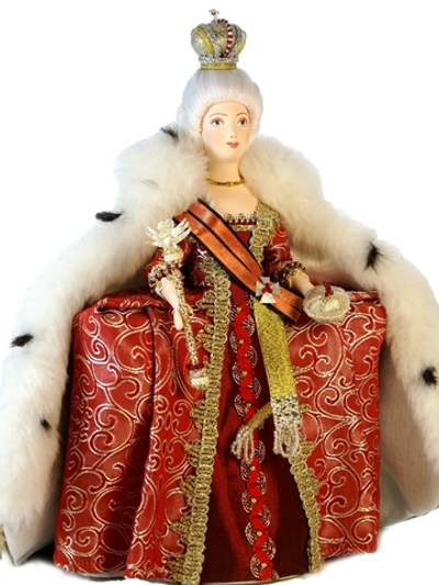 Кукла коллекционная Императрица Екатерина Алексеевна II Великая