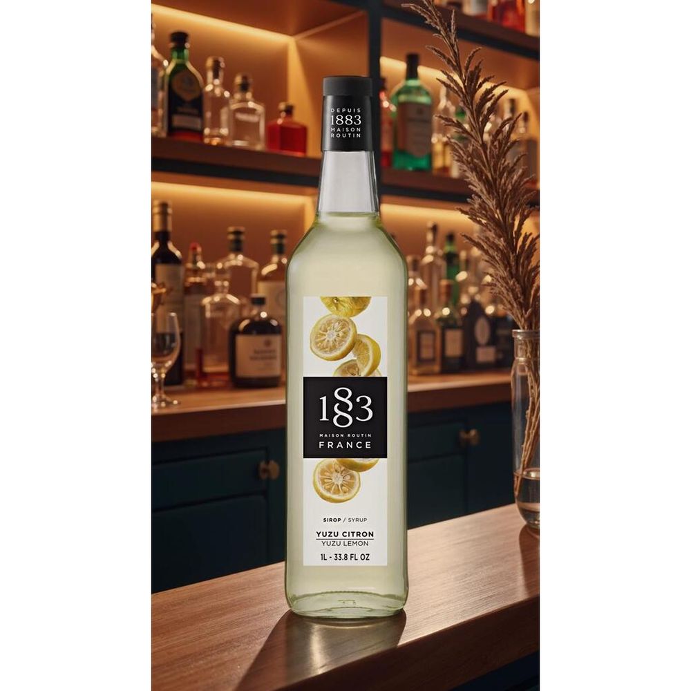 Сироп Юзу (японский лимон) 1л 1883 Maison Routin