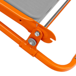 Скамейка садовая Nika, оранжевая,