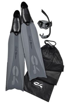 Набор маска+трубка+ласты в сумке C4 Carbon Umberto Pelizzari