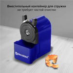 Точилка механическая BRAUBERG "JET" металлический механизм корпус синий (2 штуки в упаковке)