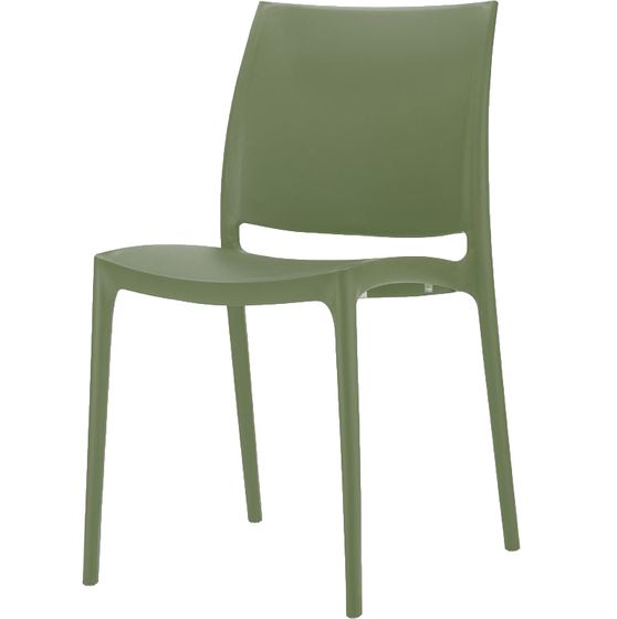 Пластиковый зеленый стул Maya | Siesta Contract | Турция