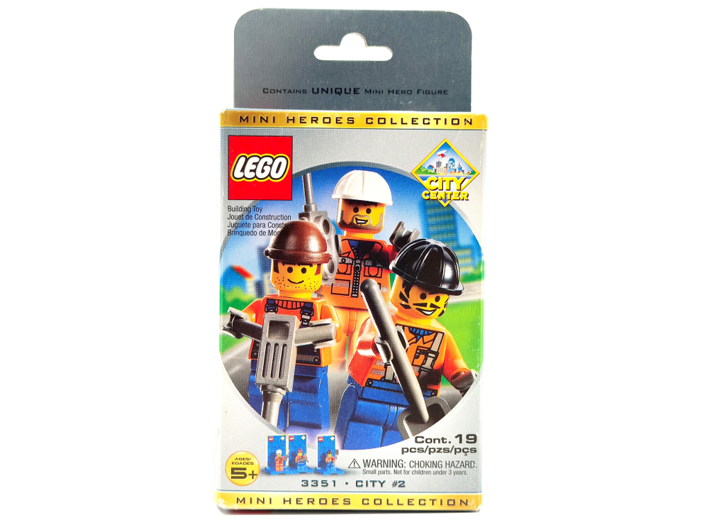 Конструктор LEGO 3351 Набор из трех минифигурок - Город №2
