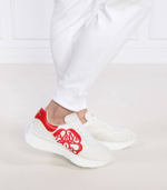 кожаные кроссовки sprint runner Alexander McQueen - белый(727377 WIC9E)