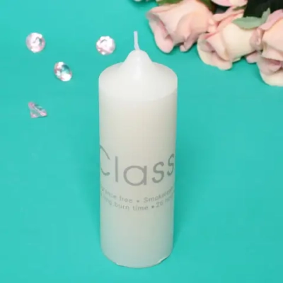 Свеча «Classic» 5*15см цвет белый ZD-103