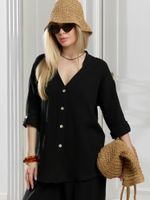 Блузка женская Асель-2 Виотекс ЧЁРНЫЙ