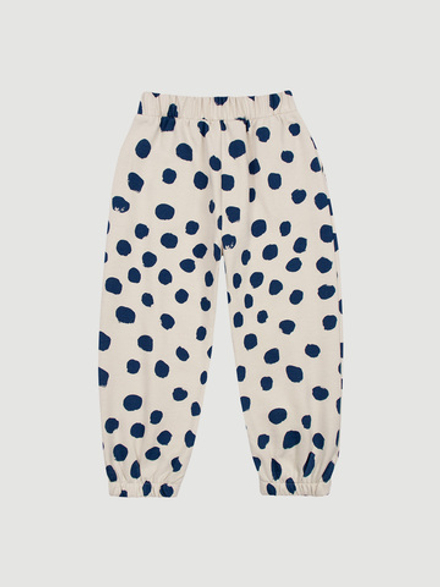 Утеплённые брюки на резинке Mjölk Горошки