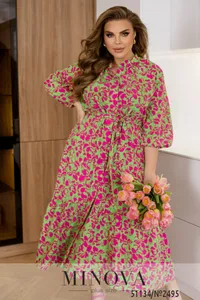 Платье 2495-салатовый Minova