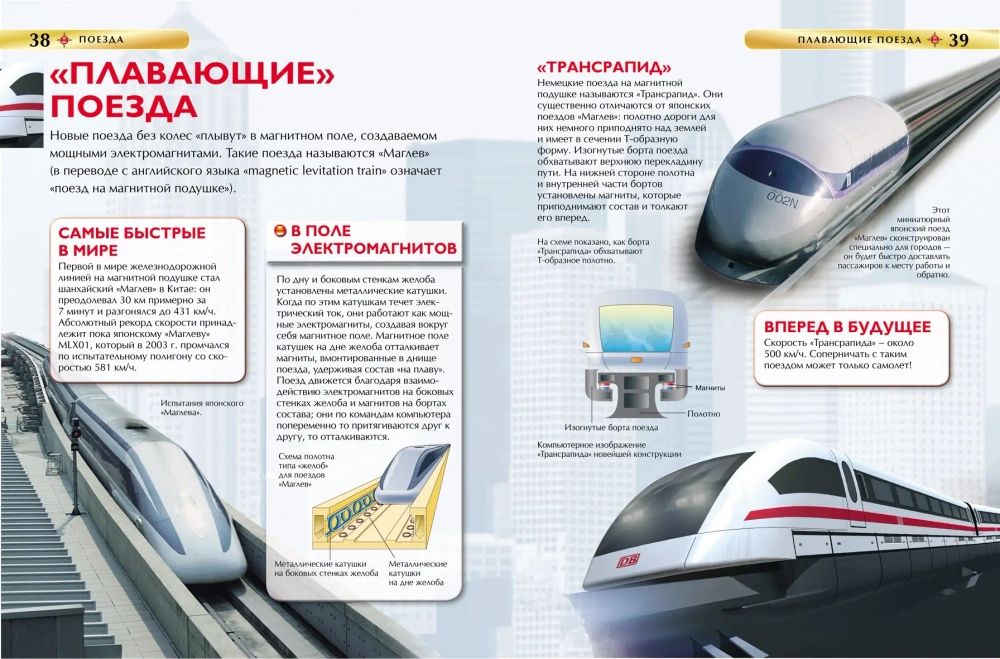 Поезда. Детская энциклопедия