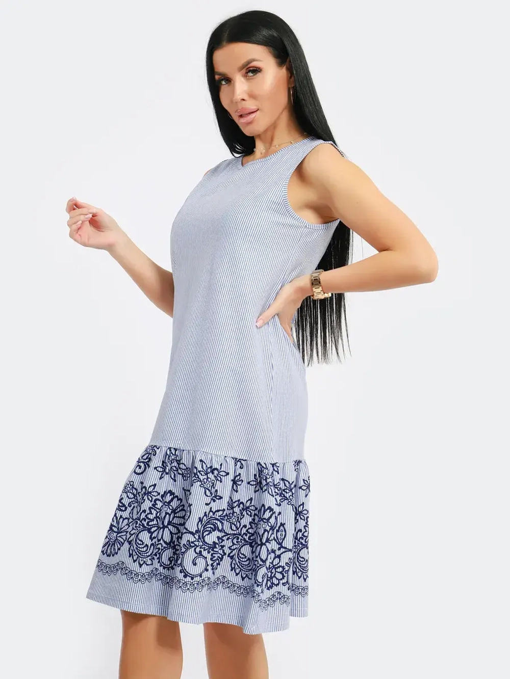 Платье свободное летнее