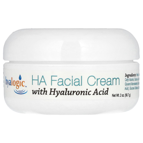 Hyalogic, крем для лица с гиалуроновой кислотой, без отдушки, 56,7 г (2 унции)