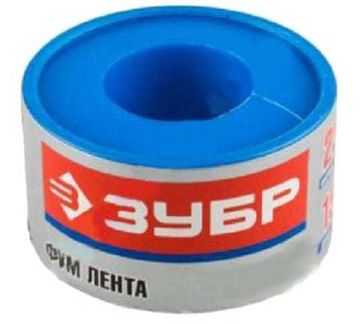 Фум лента ЗУБР 15м х25мм х0,1мм