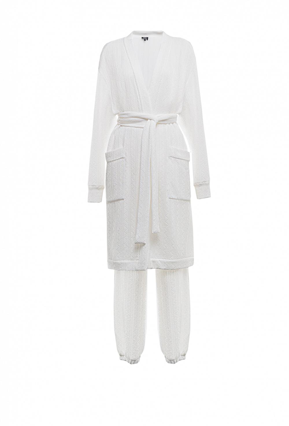 Костюм трикотажный белый 01-02-24 SS